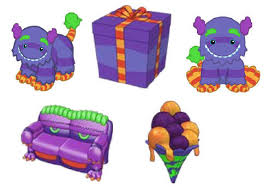 purple monster webkinz