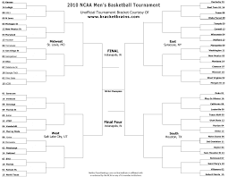 printable brackets 2010
