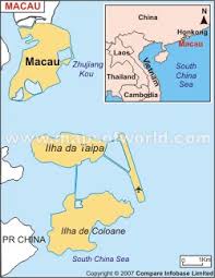 map of macau