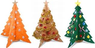 glass christmas trees