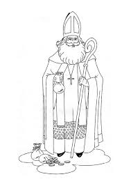 saint coloring pictures