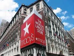 Shopping at Macys in New York