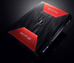 red laptop