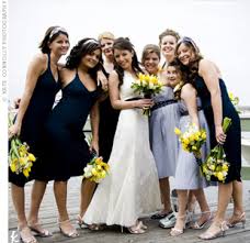 navy blue flowers