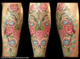 sugar skulls tattoos