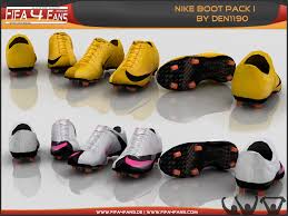 blue nike boots