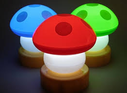 mushroom glass beads