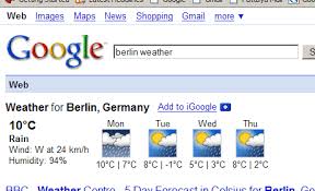 google weather