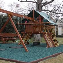 recycled tire playground