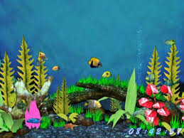 ecran de veille aquarium