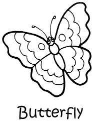printable butterfly coloring pictures