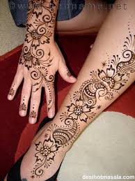 easy mehndi patterns