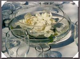 floating flower centerpiece