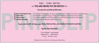 500000 �pink slip� notices