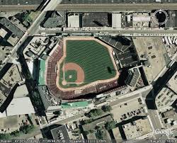 aerial view of fenway park