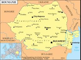 carte de la roumanie