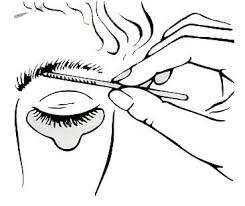 eyelash and eyebrow tint