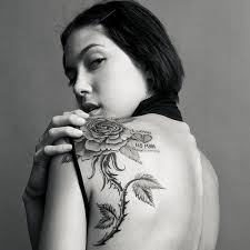 blue rose tattoos