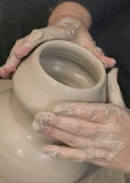 clay pottery wheel