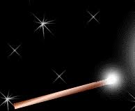 animated magic wand