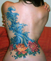blue rose tattoos