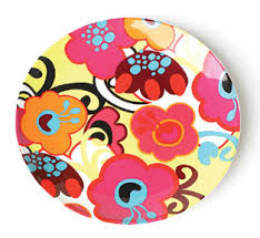 funky dinner plates