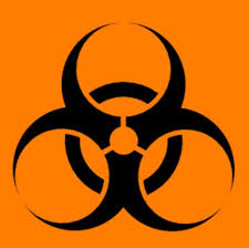 biohazard label