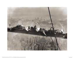resting on a girder