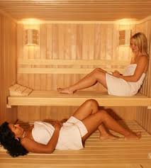 wood sauna