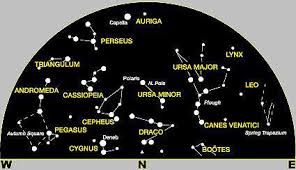 Constellation Map Winter