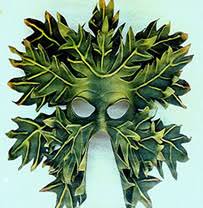 green man mask
