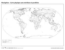 cartes du monde vierge
