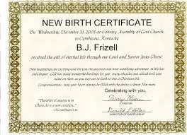 sample birth certificate