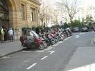 near to Shoreditch, Islington, Great Britain. Scooters in Circus Place - via Daymix