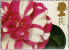 Stamp: Camellia japonica (Alfred Chandler) (United Kingdom of ...