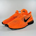 Nike Air Max Flyknit Racer Next Nature Shoes Men's Orange Athletic ...