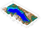 of Lake Vostok (blue).
