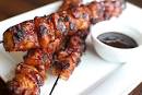 Pink Parsley: Barbecued Chicken Kebabs