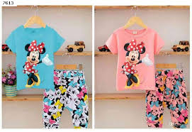 Jual Grosir Baju Anak Perempuan Tanah Abang Murah Setelan Minnie ...