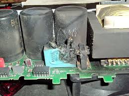 Image result for blown capacitor