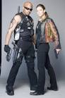 Kirk 'Sticky' Jones (l) stars as Blade and Jill Wagner (r)as ...