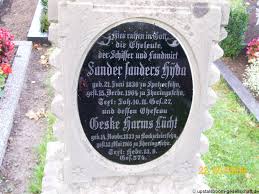 Grab von Sander Sanders Hyda (21.06.1830-15.12.1904), Friedhof ...