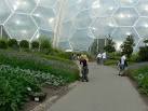 Vegetable gardens &amp; Exterior of Humid Tropics Biome, Eden Project - via Daymix