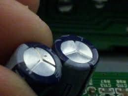 Image result for blown capacitor