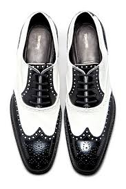 Aris Allen Men's 1930s Black and White Spectator Wingtip Dance ...