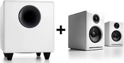 Amazon.com: Audioengine A2+ Plus White Wireless Bluetooth Speakers ...