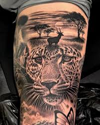 Image result for leopard tattoos
