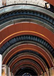 Image result for spiral escalator
