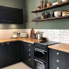 Image result for black kitchen