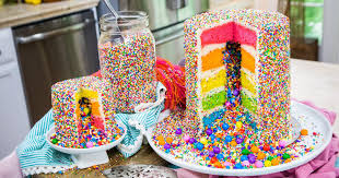 Image result for rainbow cake